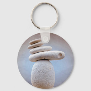 Balancing Stones Square + your ideas Key Ring