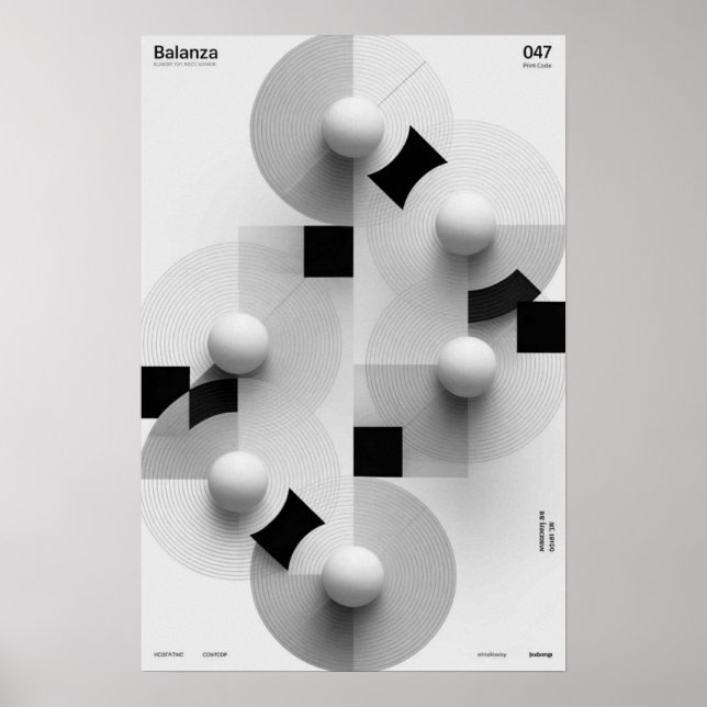 Balanza: Geometric Series Poster (Front)