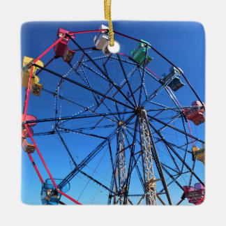 Balboa Fun Zone, Newport Beach, California Ceramic Ornament