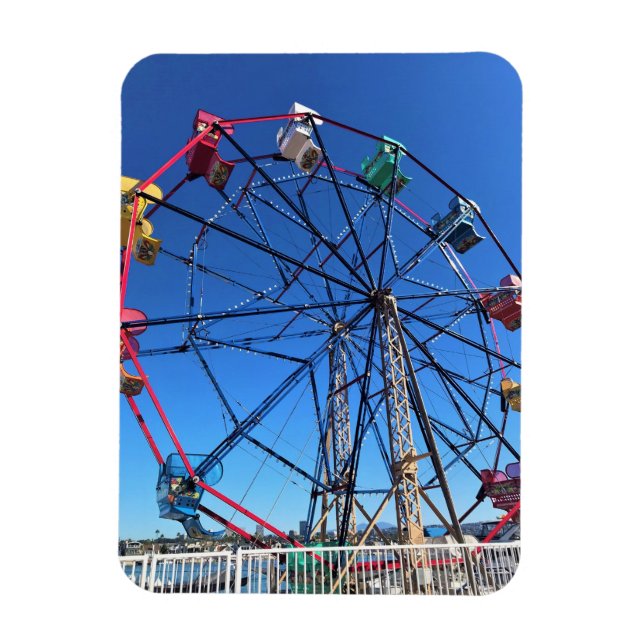 Balboa Fun Zone, Newport Beach, California Magnet (Vertical)
