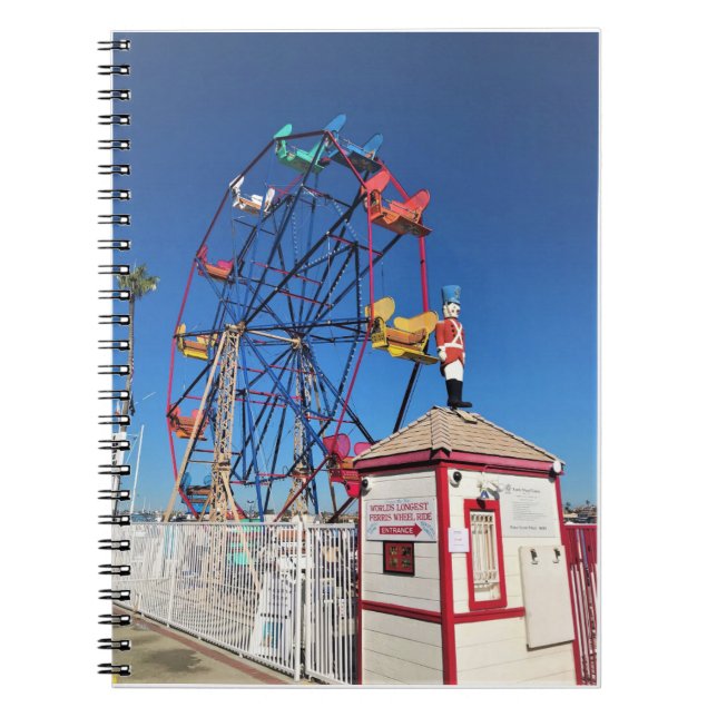 Balboa Fun Zone, Newport Beach, California Notebook (Front)