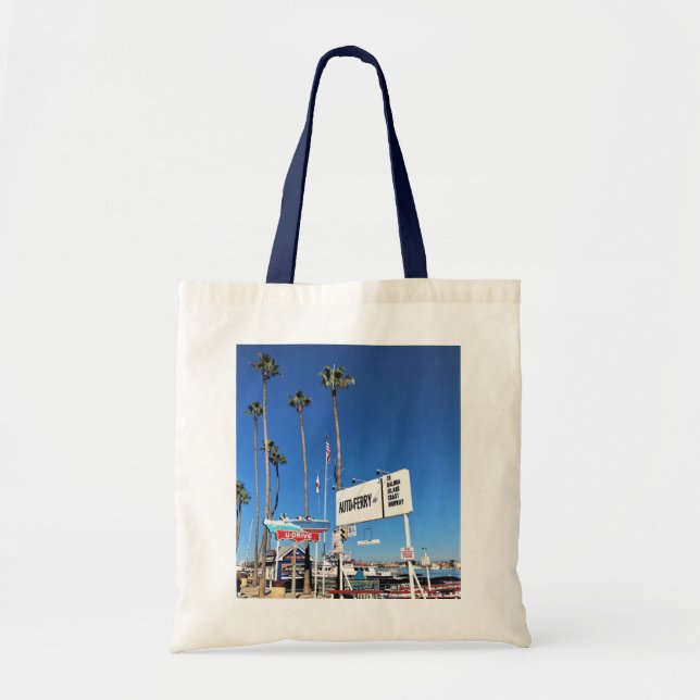 Balboa Island Ferry, Newport Beach, California Tote Bag (Front)