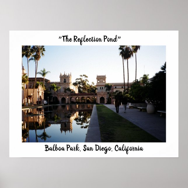 Balboa Park at Dusk Poster (Front)
