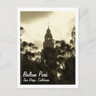 Balboa Park, San Diego CA, Postcard