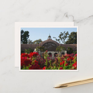 Balboa Park San Diego Flower Photo Postcard
