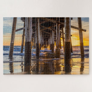 Balboa Pier Pilings Jigsaw Puzzle