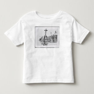 Balboa Setting up the Cross on the Shore Toddler T-Shirt