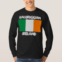 Balbriggan, Ireland with Irish flag