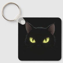 Balck Cat Keychain