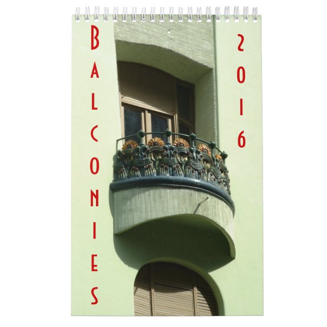 Balconies - Calendar - 2016 (Cover)