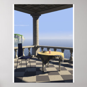 balcony poster