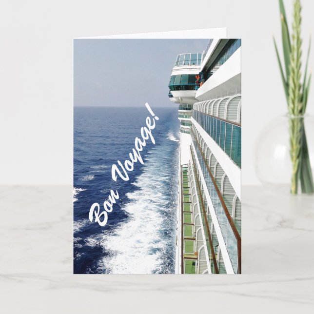 Balcony Row Bon Voyage Card (Front)