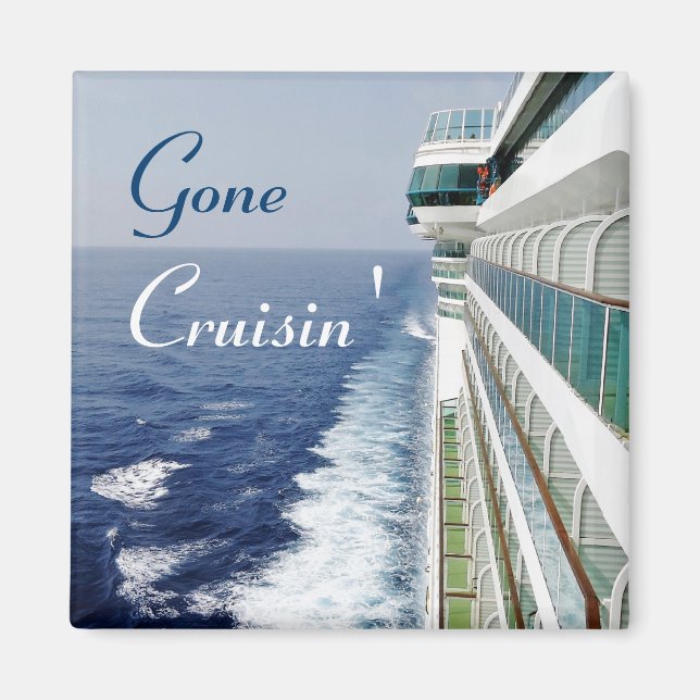 Balcony Row Gone Cruisin' Magnet (Front)