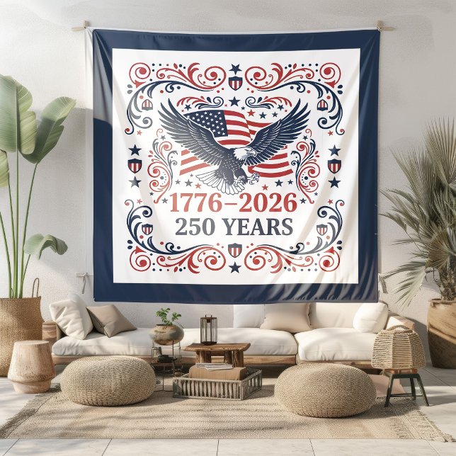Bald Eagle 250 years of Freedom Tapestry (Creator Uploaded)