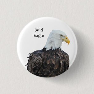 Bald Eagle 3 Cm Round Badge