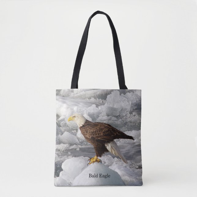 Bald Eagle all over tote bag (Front)