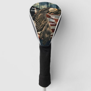Bald Eagle American Flag Country Road Golf Head Co Golf Head Cover