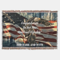 Bald Eagle American Flag New Citizenship