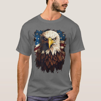 Bald eagle and an US T-Shirt