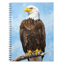 Bald Eagle Art Notebook |American Wildlife Journal