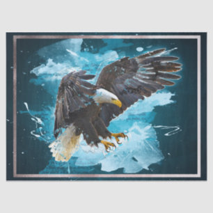 Bald Eagle Artwork Decoupage Tissue Paper