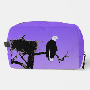 Bald Eagle at Sunset - Original Wildlife Art Dopp Kit
