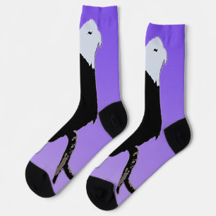 Bald Eagle at Sunset - Original Wildlife Art Socks