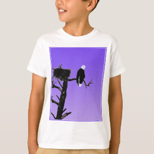 Bald Eagle at Sunset - Original Wildlife Art T-Shirt