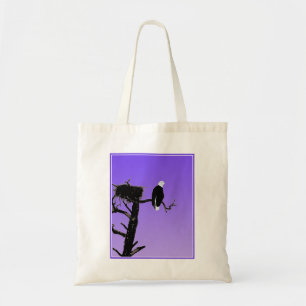 Bald Eagle at Sunset - Original Wildlife Art Tote Bag