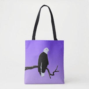 Bald Eagle at Sunset - Original Wildlife Art Tote Bag