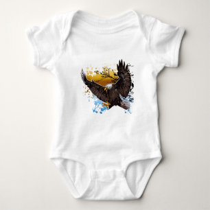 Bald Eagle Baby Bodysuit