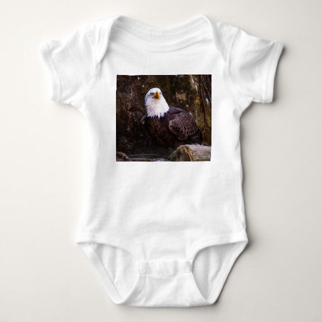 Bald Eagle Baby Bodysuit (Front)