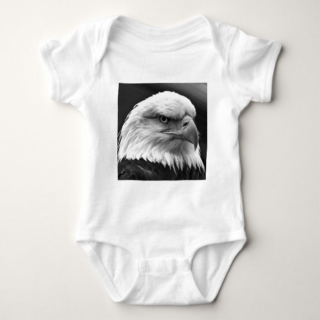 Bald Eagle Baby Bodysuit (Front)