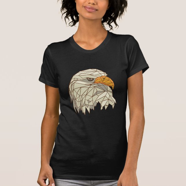 Bald Eagle Bird of Prey Design T-Shirt (Front)