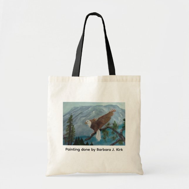 Bald Eagle Budget Tote Bag (Front)