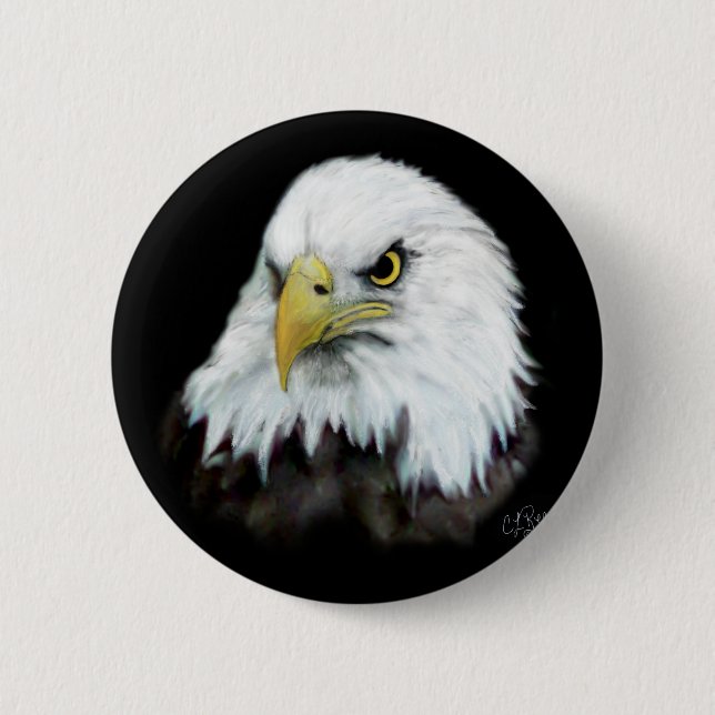 Bald Eagle Button 2 (Front)