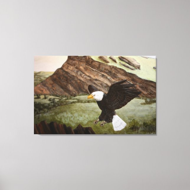 Bald Eagle Canvas Print (Front)