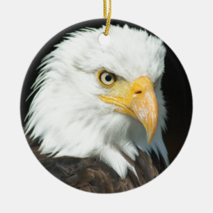 Bald Eagle Ceramic Tree Decoration