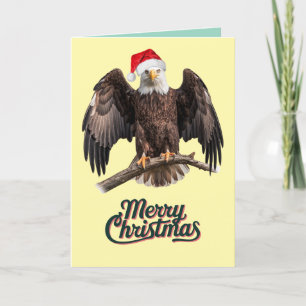 Bald Eagle Christmas Holiday Card