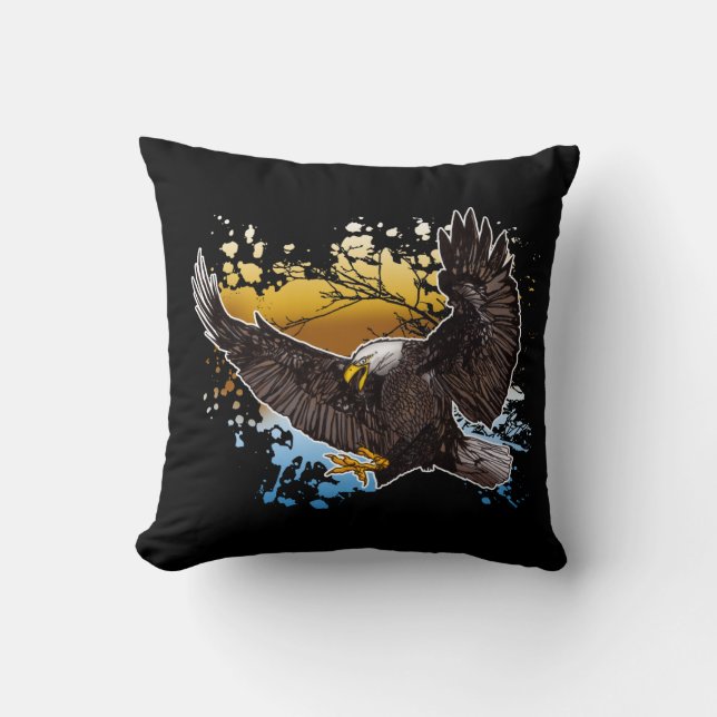 Bald Eagle  Cushion (Front)