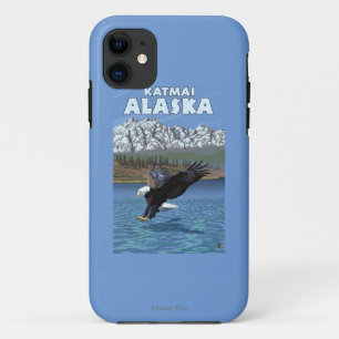 Bald Eagle Diving - Katmai, Alaska Case-Mate iPhone Case