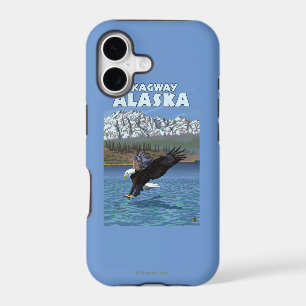 Bald Eagle Diving - Skagway, Alaska
