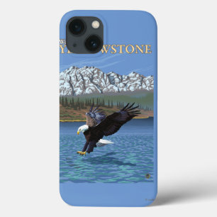 Bald Eagle Diving - West Yellowstone, MT iPhone 13 Case