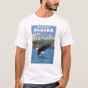 Bald Eagle Diving - Wrangell, Alaska T-Shirt