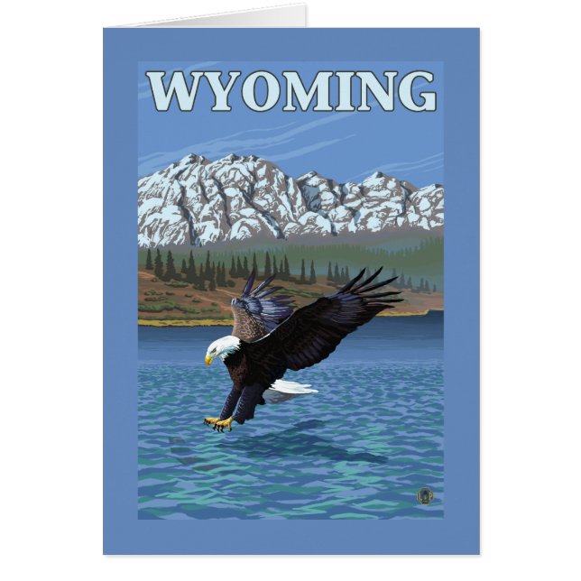 Bald Eagle Diving - Wyoming (Front)