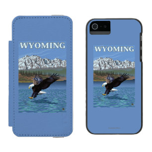 Bald Eagle Diving - Wyoming Incipio Watson™ iPhone 5 Wallet Case