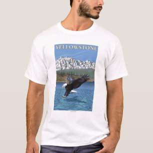 Bald Eagle Diving - Yellowstone National Park T-Shirt
