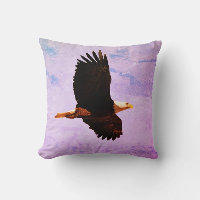 Bald Eagle Dream Flight Cushion (Front)