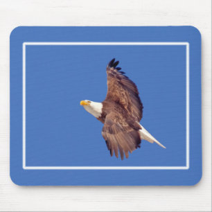 Bald Eagle Eyes To the Sky Mouse Pad