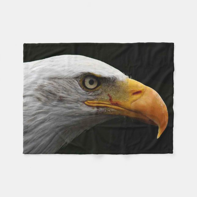 Bald Eagle fbcna Fleece Blanket (Front (Horizontal))